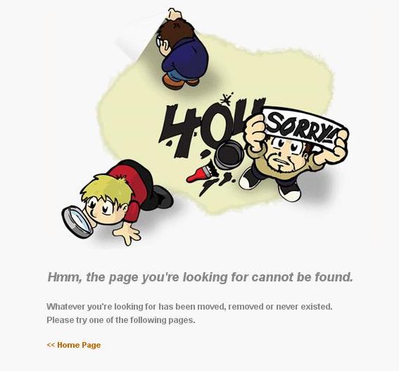 Красивая страница 404